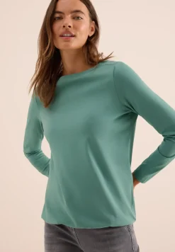 Shirt in effen kleur