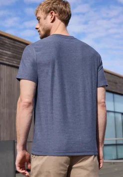 Shirt in garengestreepte look