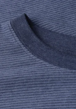 Shirt in garengestreepte look