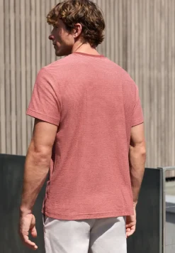 Shirt in garengestreepte look