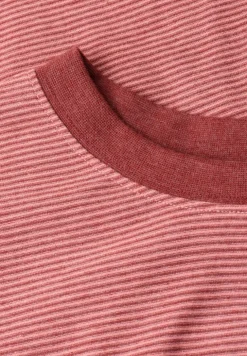 Shirt in garengestreepte look