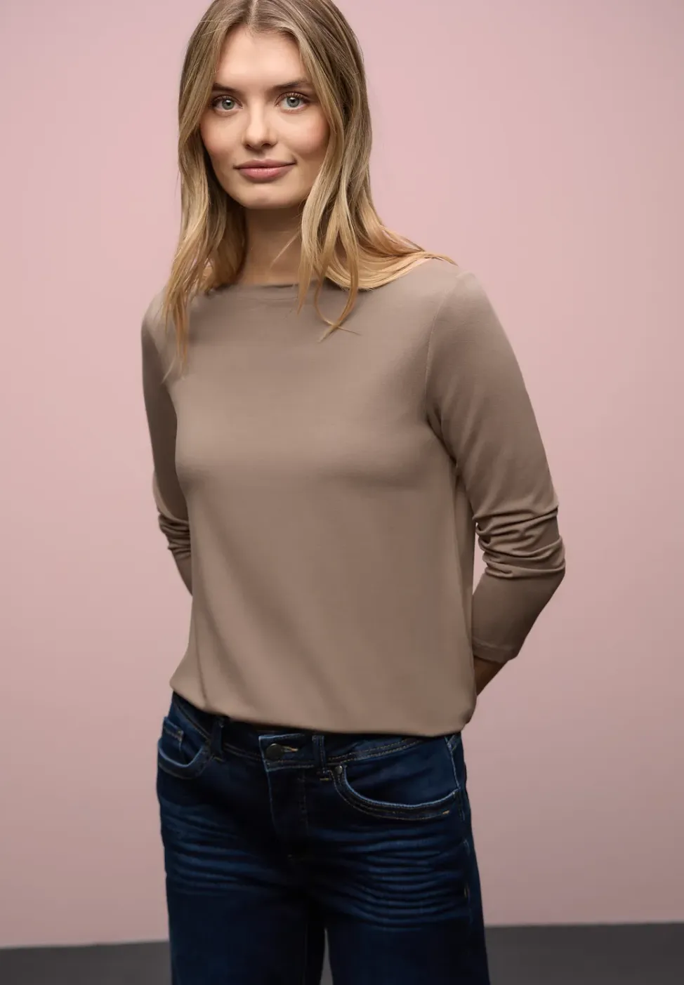 Shirt in lange stijl