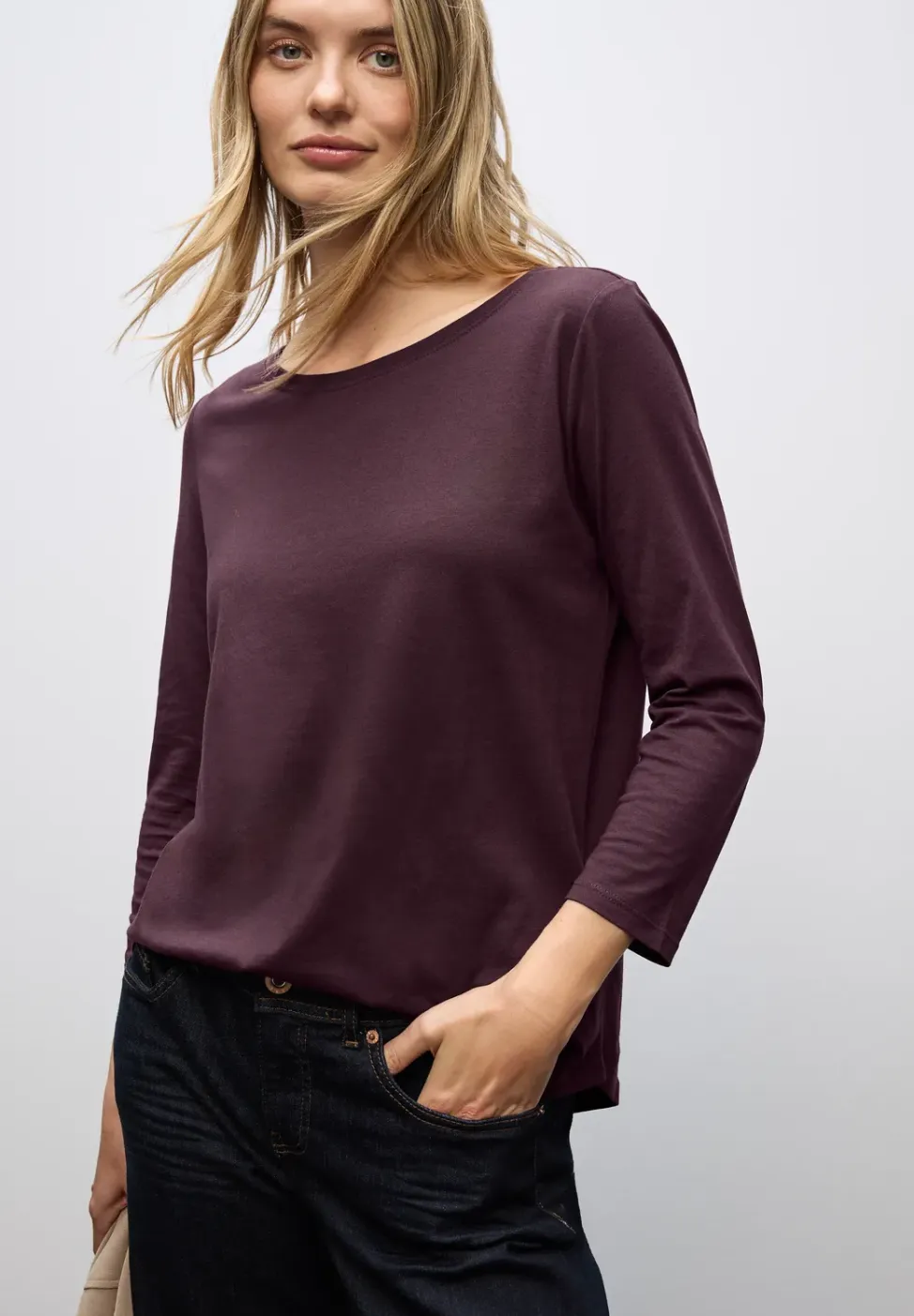 Shirt in lange stijl