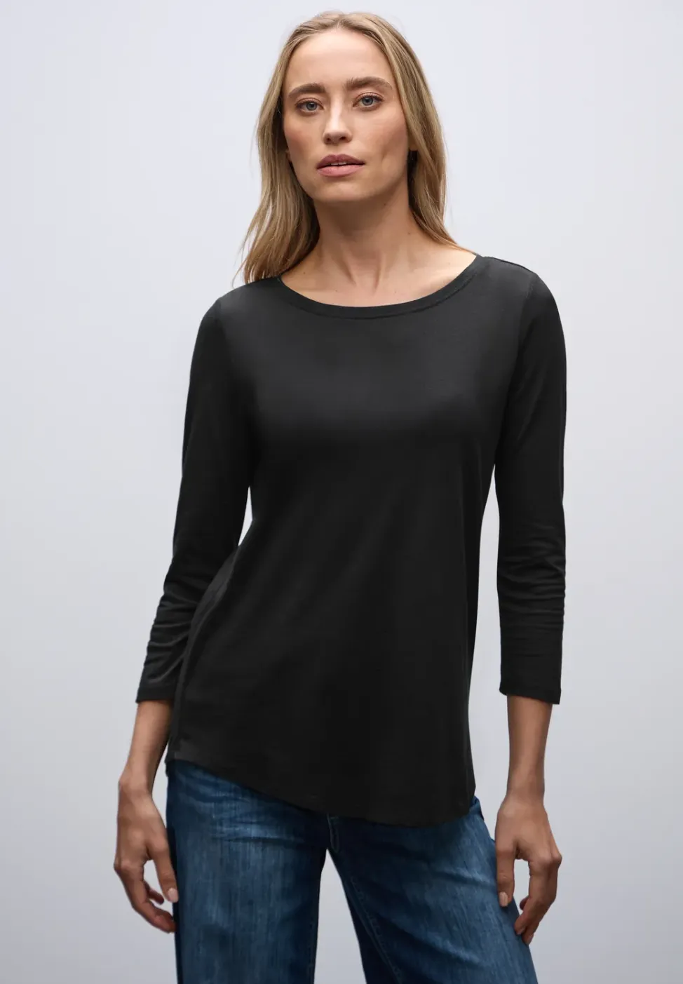 Shirt in lange stijl