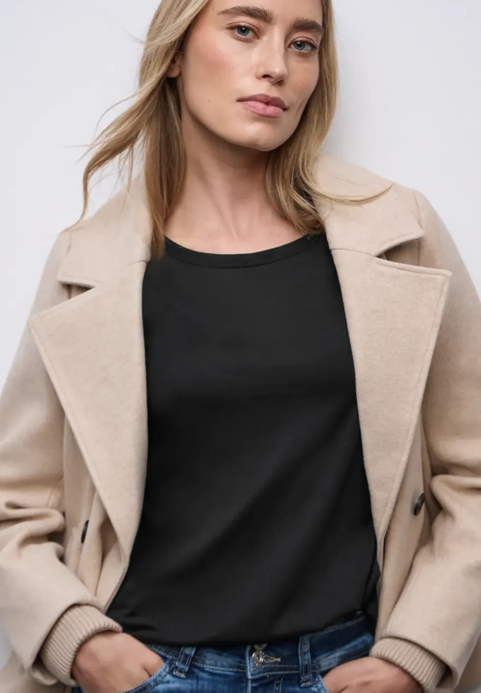 Shirt in lange stijl