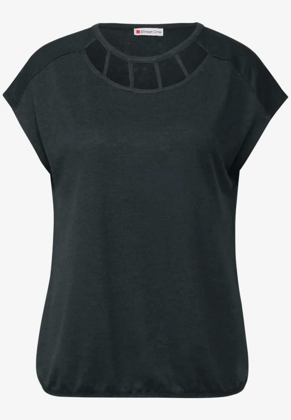Shirt in linnenlook