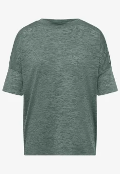 Shirt in linnen look
