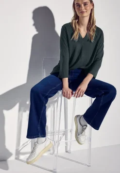Shirt in linnenlook