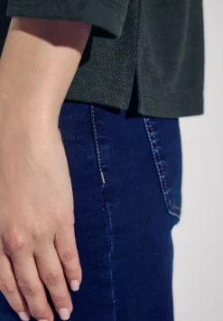 Shirt in linnenlook