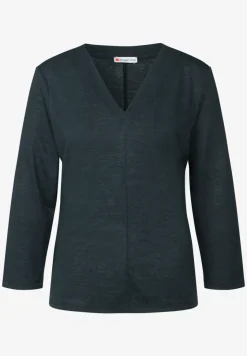 Shirt in linnenlook