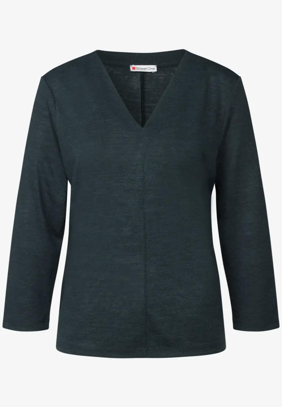 Shirt in linnenlook