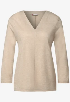 Shirt in linnenlook