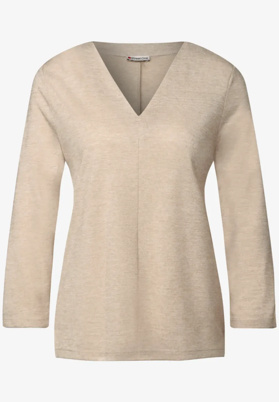 Shirt in linnenlook