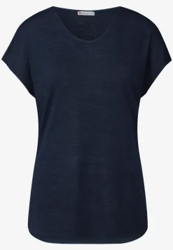 Shirt in linnenlook