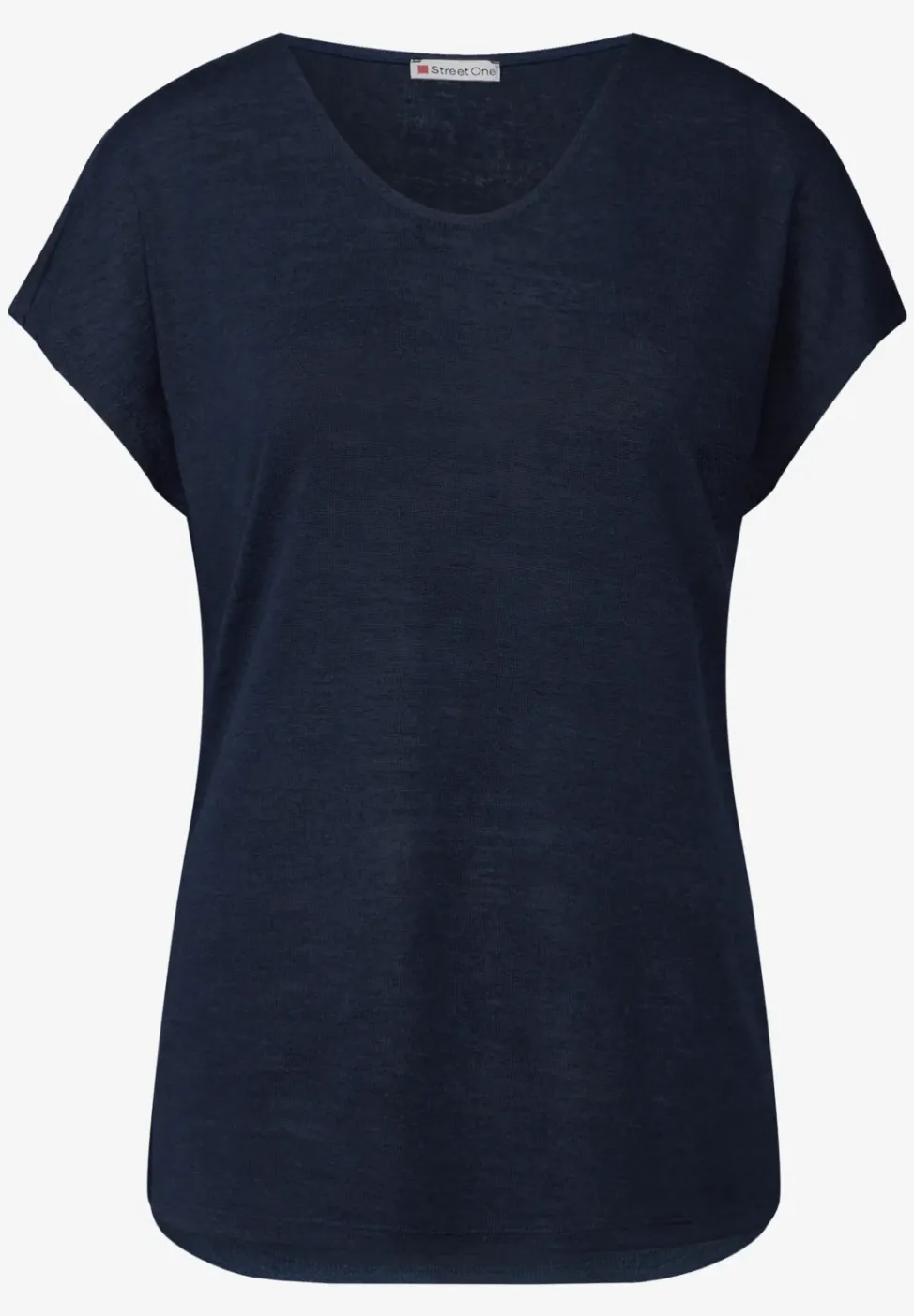 Shirt in linnenlook