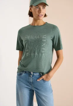 Shirt in linnen look