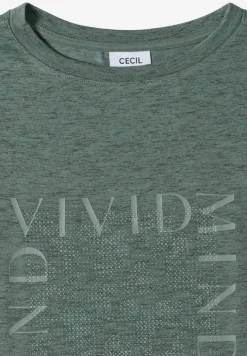 Shirt in linnen look