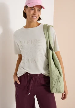 Shirt in linnen look
