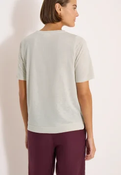 Shirt in linnen look