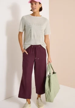 Shirt in linnen look