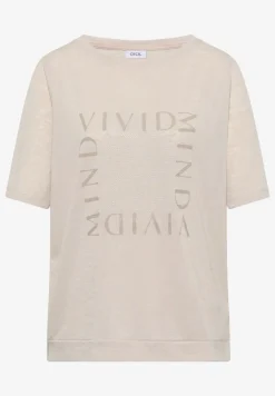 Shirt in linnen look
