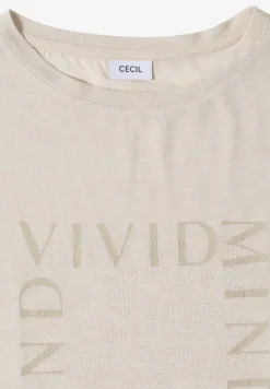 Shirt in linnen look