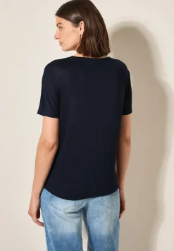 Shirt in linnenlook