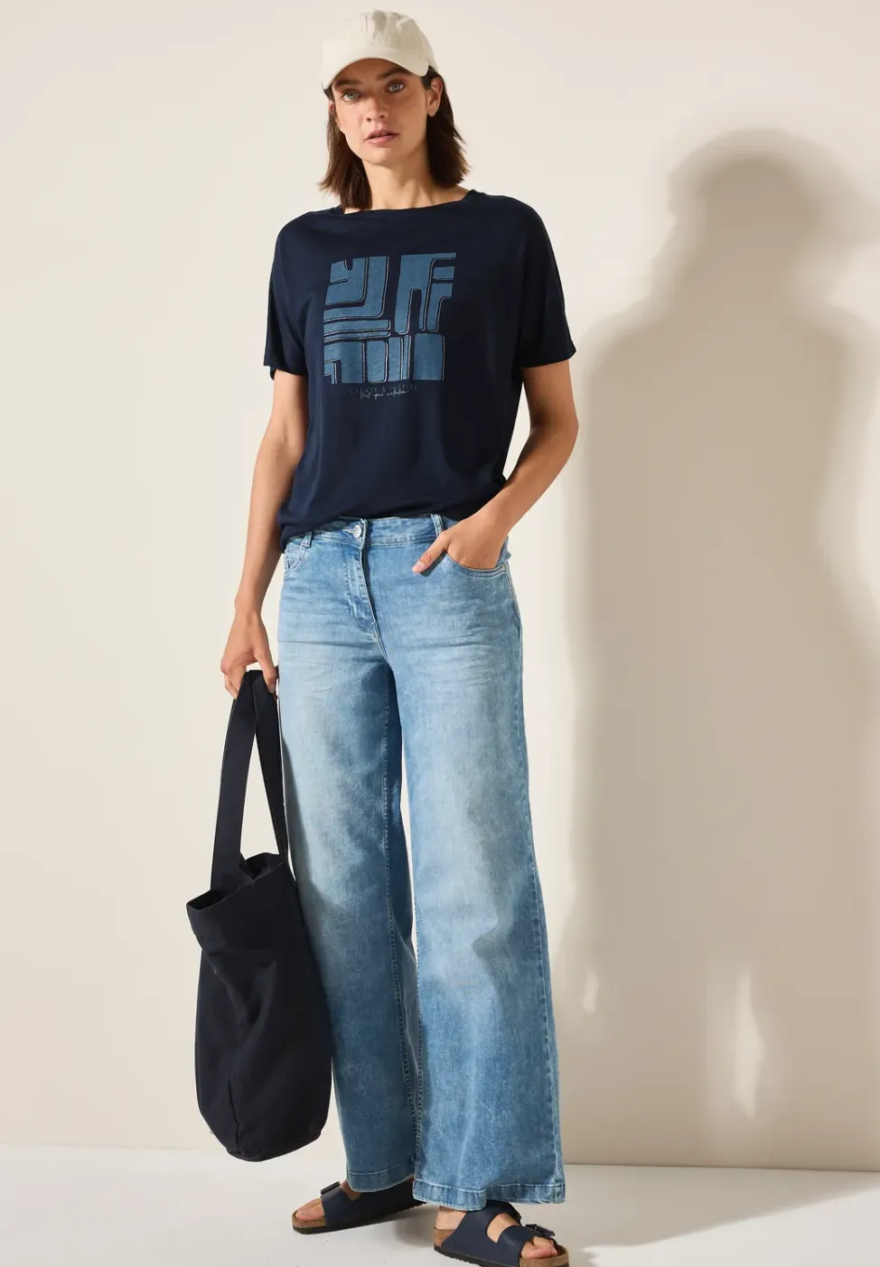 Shirt in linnenlook