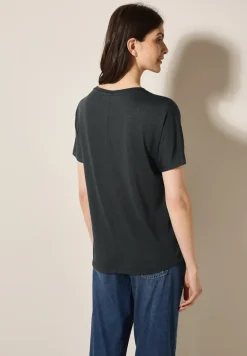 Shirt in linnenlook