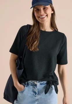 Shirt in seersucker stof