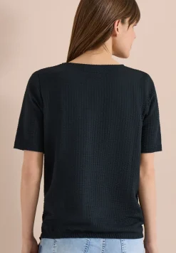 Shirt in seersucker stof