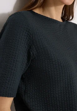 Shirt in seersucker stof