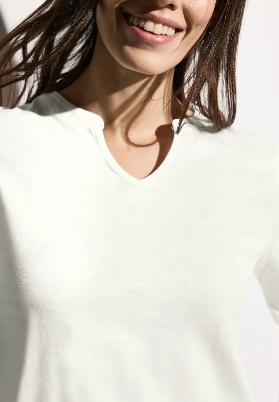 Shirt in tuniek-look