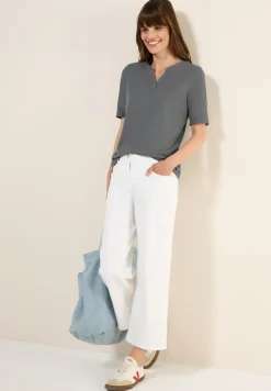 Shirt in tuniek-look
