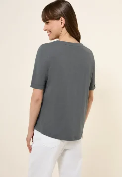 Shirt in tuniek-look