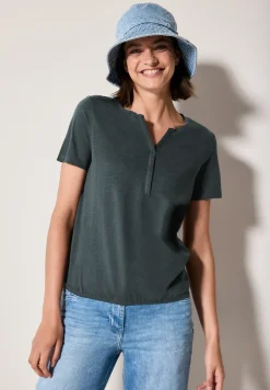 Shirt in tuniek-look