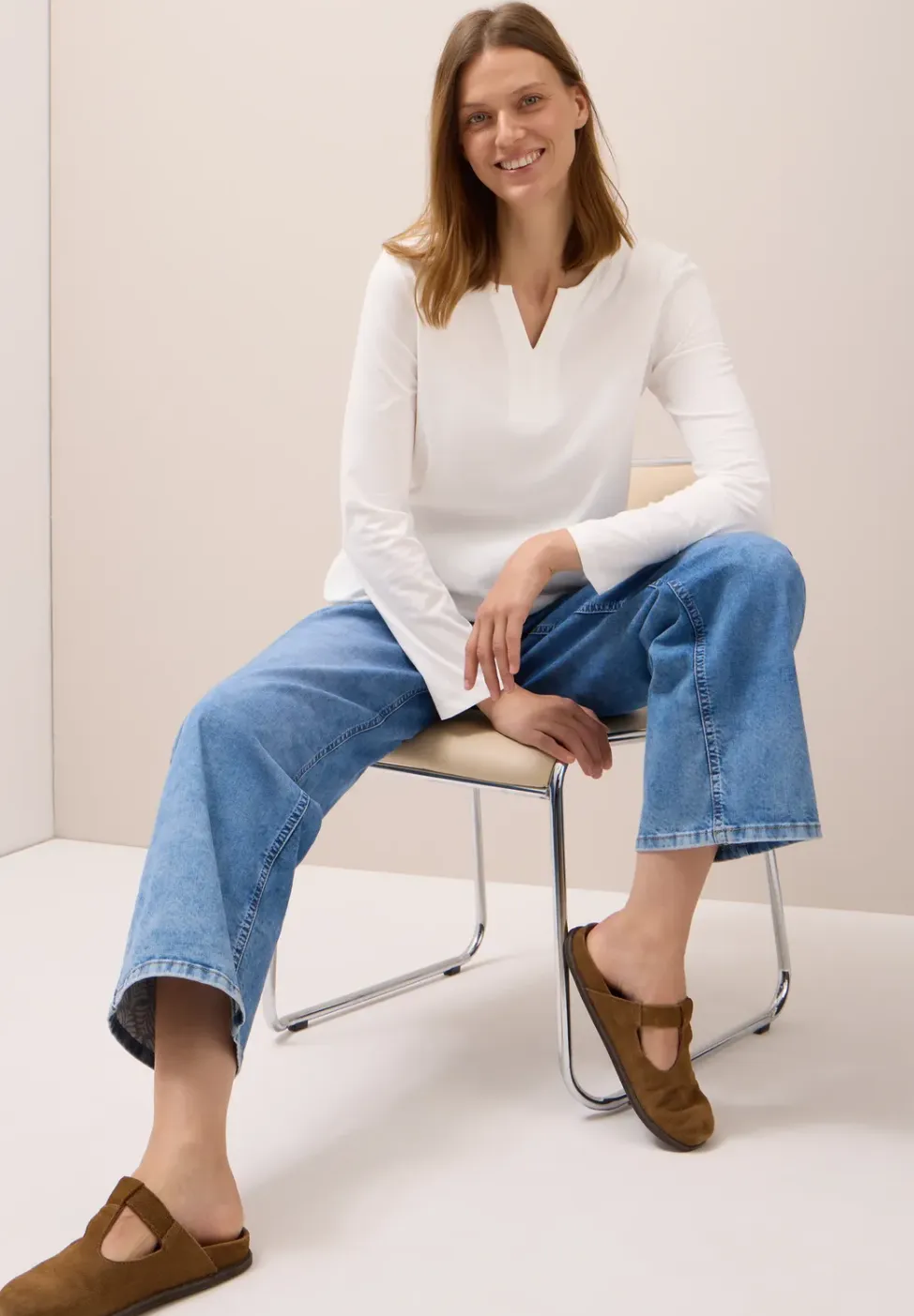 Shirt in tuniekstijl