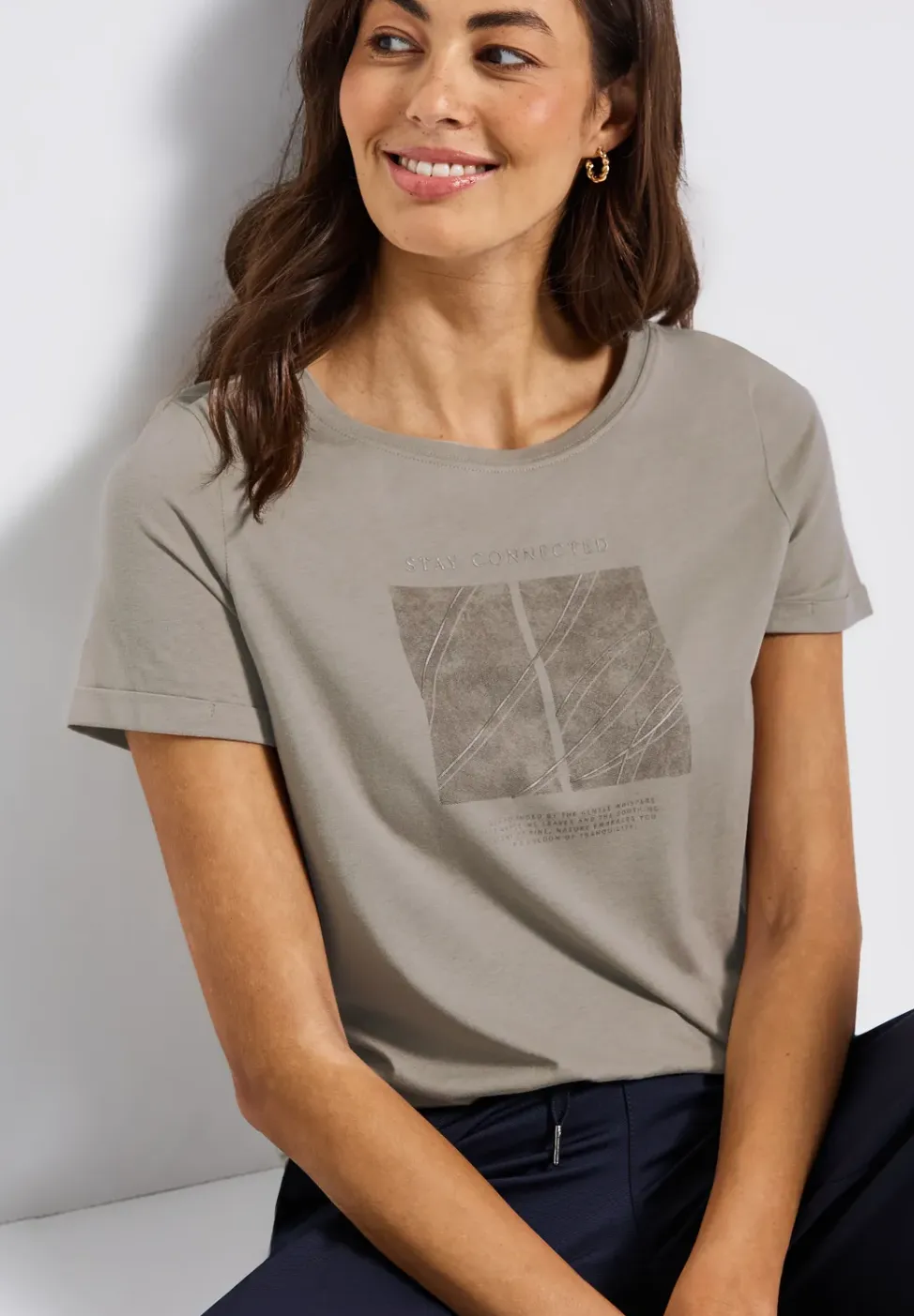Shirt met artwork en omslag