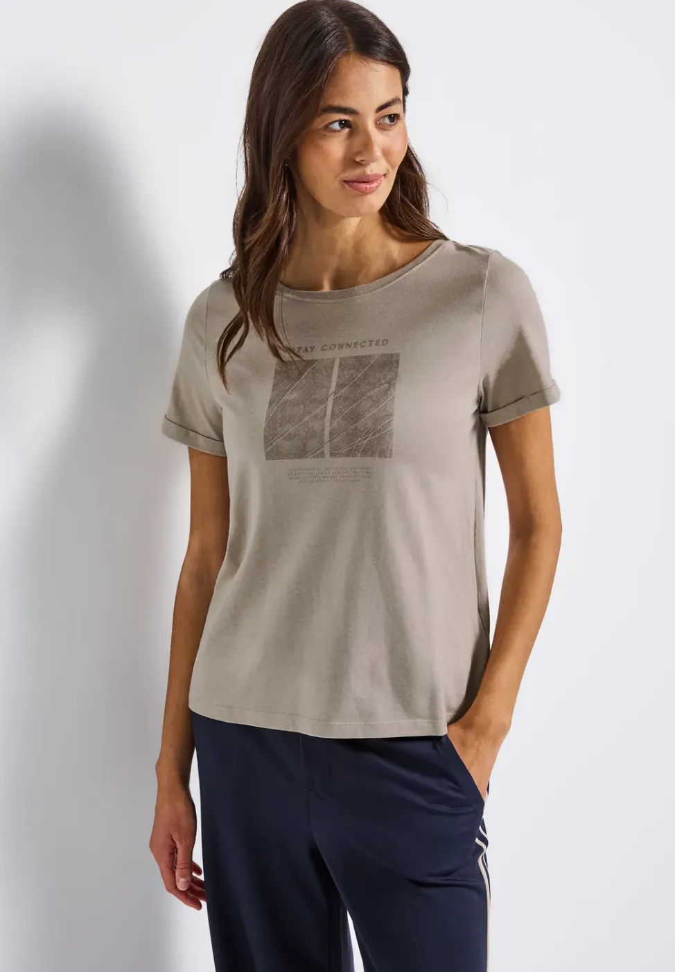 Shirt met artwork en omslag