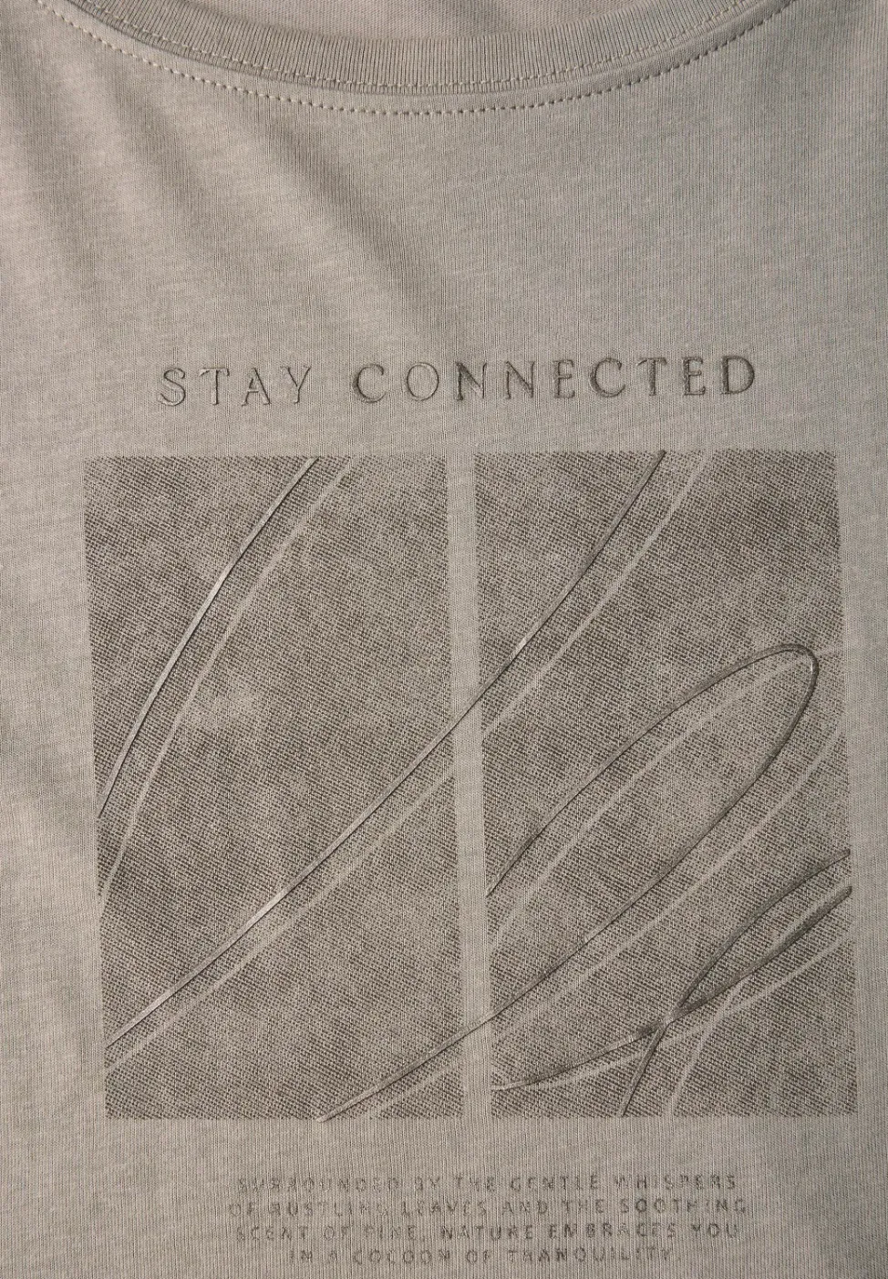 Shirt met artwork en omslag
