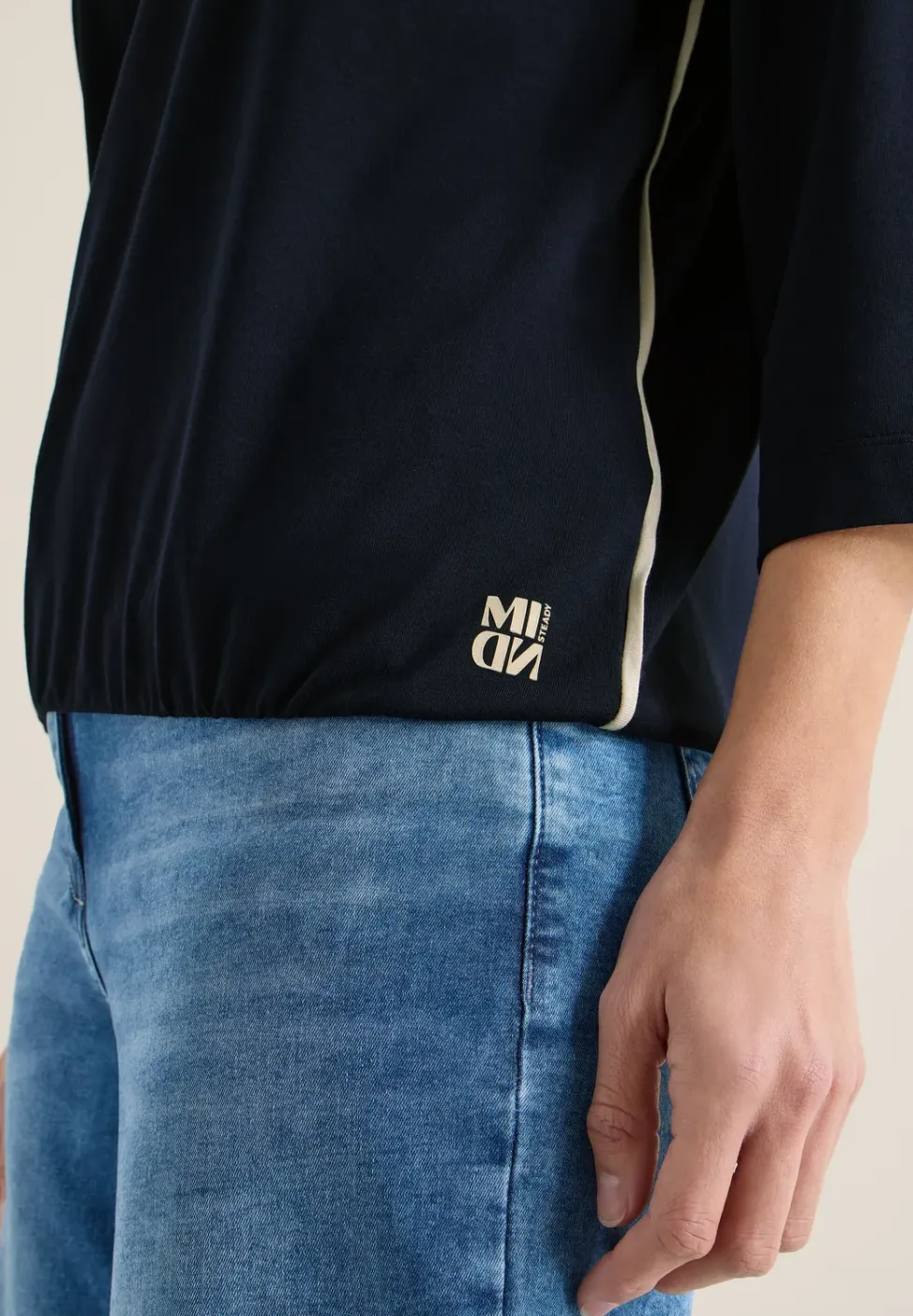 Shirt met banddetail