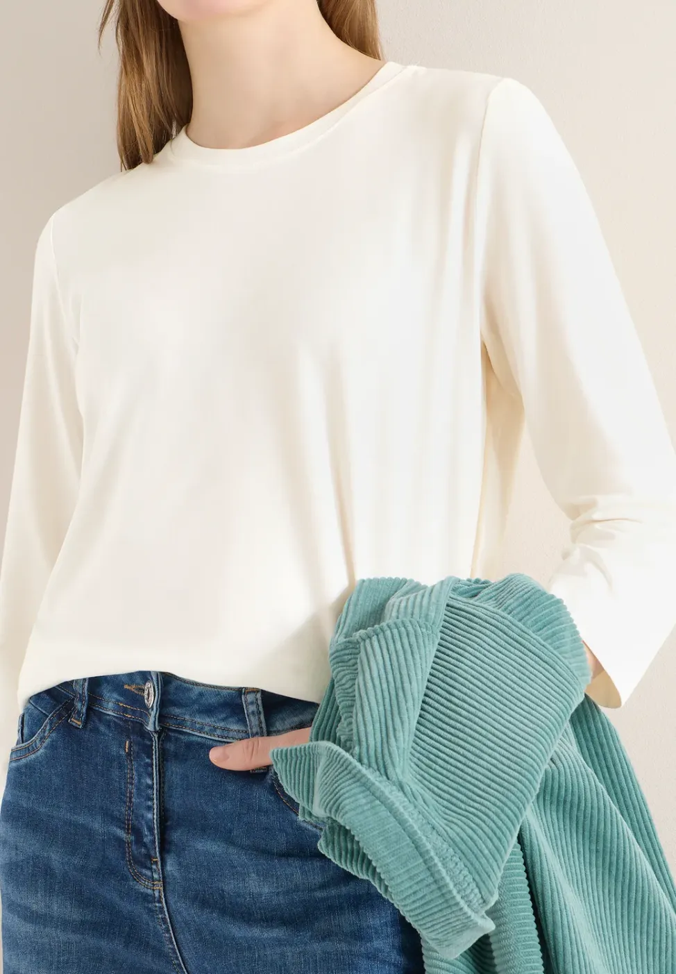 Shirt met banddetail