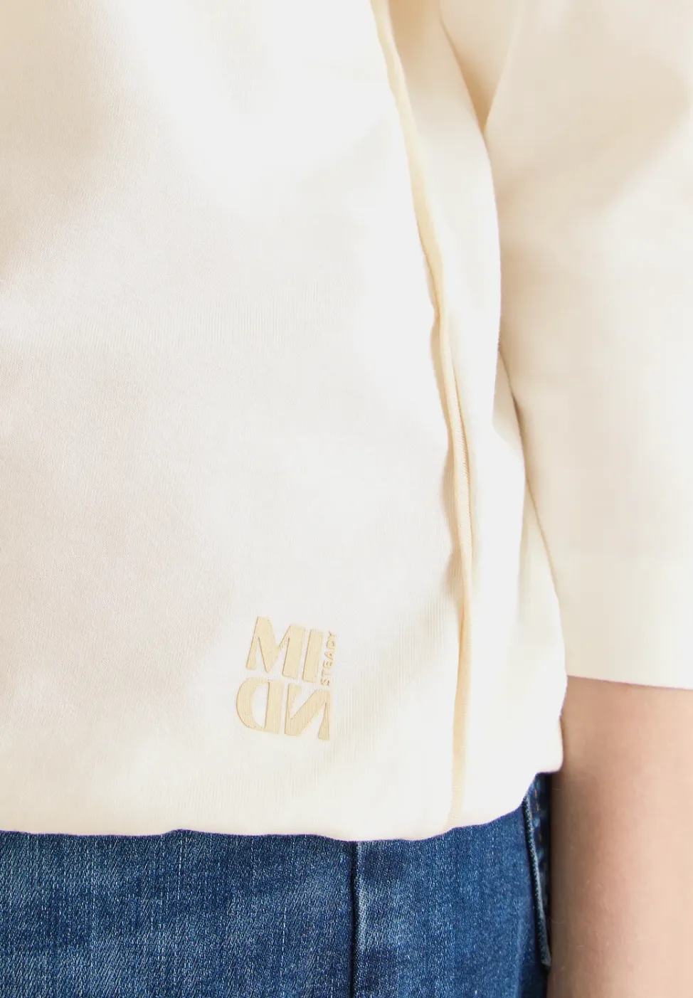 Shirt met banddetail