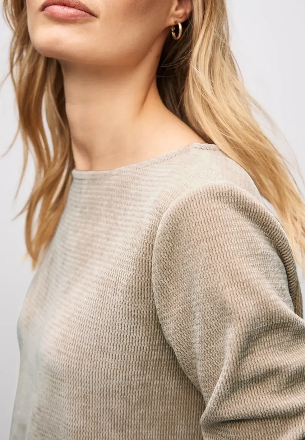 Shirt met boothals