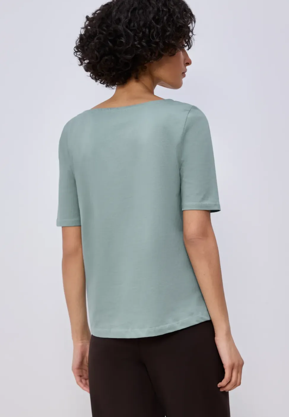 Shirt met boothals