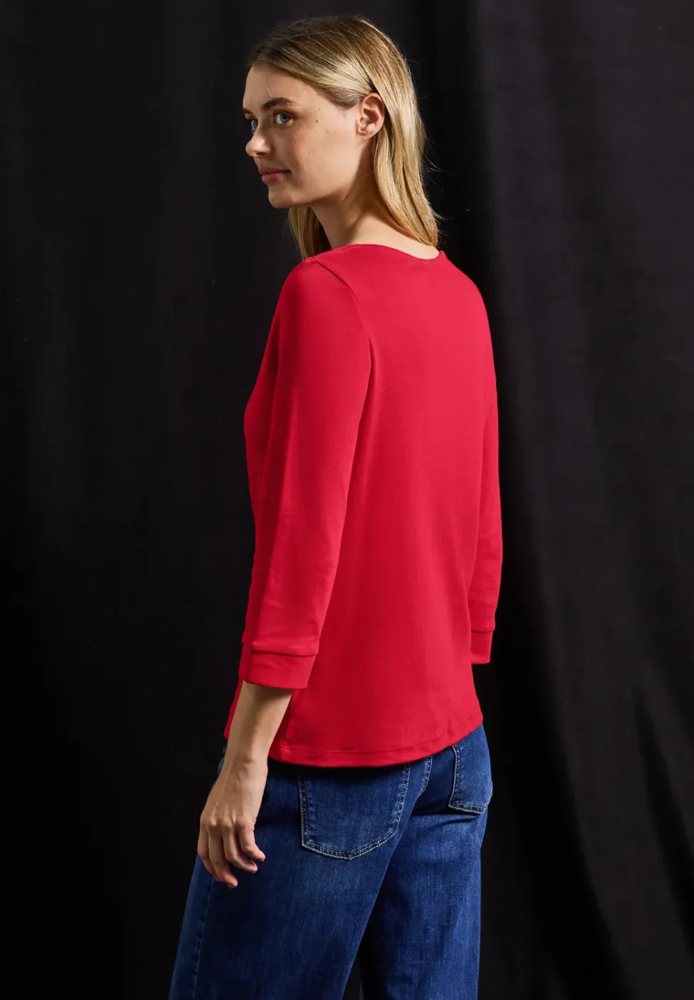 Shirt met boothals