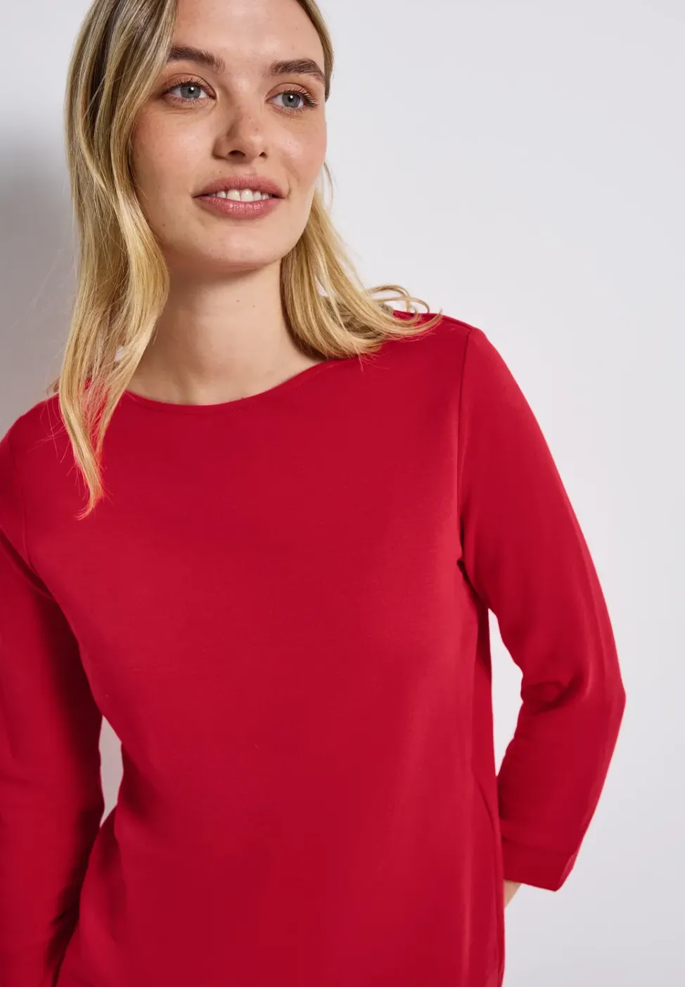 Shirt met boothals