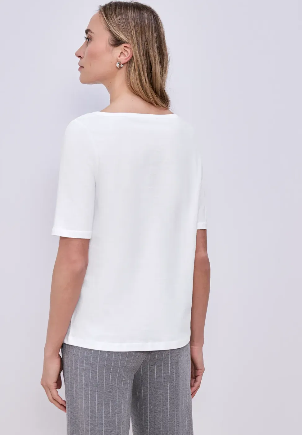Shirt met boothals