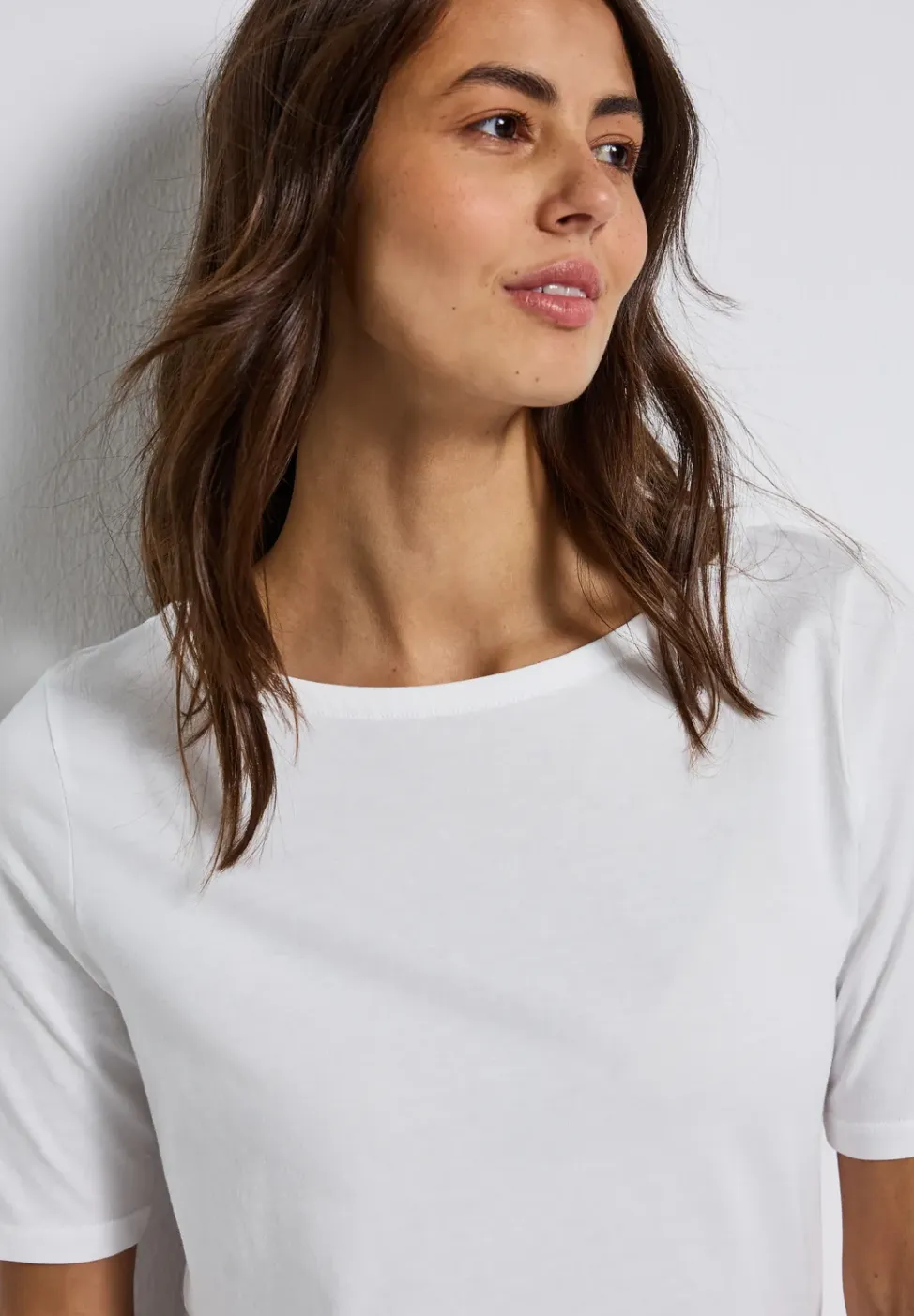 Shirt met boothals