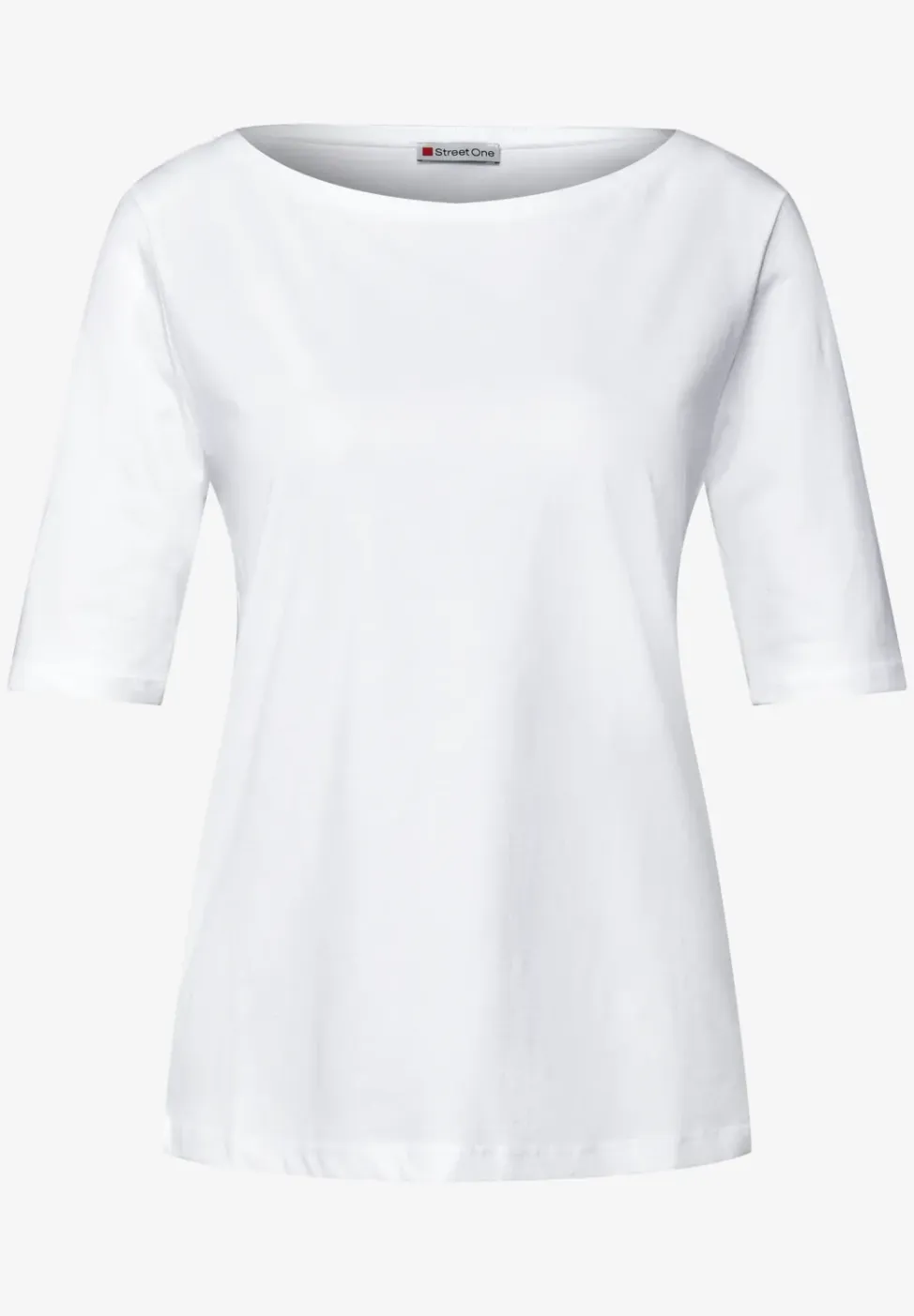 Shirt met boothals